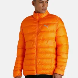 Puma Orange Regular Fit Quilted Jacket-picture-31