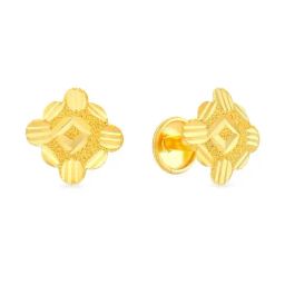 Malabar Gold and Diamonds 22k Gold Earrings for Kids-picture-30