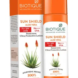 Biotique Sun Shield Aloe Vera SPF 75 Sunscreen Lotion - 190 ml-11