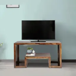Ikiriya Allen Wood Contemporary Designed TV Entertainment Unit-47