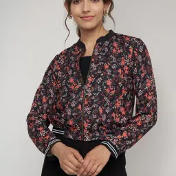 AND Multicolor Floral Print Jacket-image-3