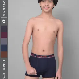 Dollar Bigboss Boys Multicolor Solid Trunks (Pack Of 6)-image-22