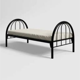 Godrej Interio Esca Black Metal Single Bed-5