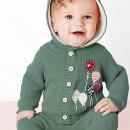 JWAAQ Kids Embroidered Pure Cotton Sweatshirt With Joggers-image-54