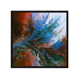 999Store Printed Multicolor Canvas Wall Art image 2