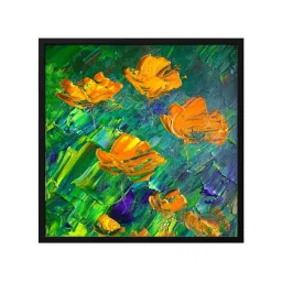 999Store Printed Green Canvas Wall Art image 2