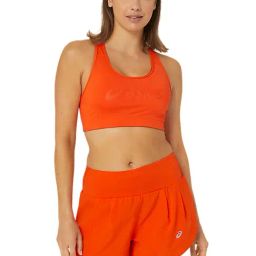 Asics Orange Printed Sports Bra-image-94