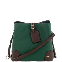 BULCHEE Green Solid Sling Handbag-4