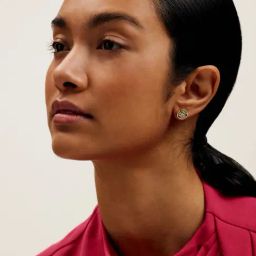 Ted Baker MONLIA: Monogram Button Stud Earrings-0