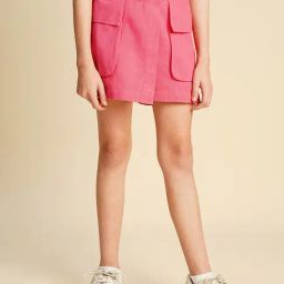 VERO MODA GIRL Hot Pink Regular Fit Shorts-image-96