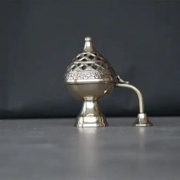 Indian Bartan Gold Brass Dhoop Dani-image-20