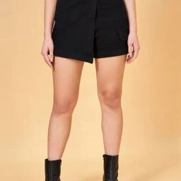 SF Jeans by Pantaloons Black High Rise Skorts-image-30