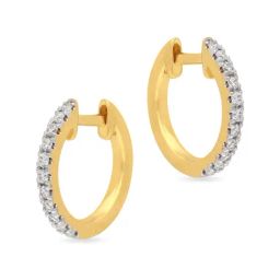 Malabar Gold and Diamonds 18k White Gold Hoop Earrings-picture-40