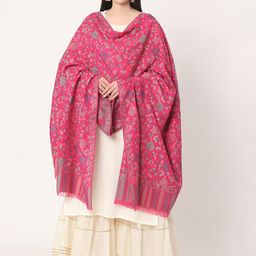 Moda Chales Women Floral Woven Design Shawl-picture-19