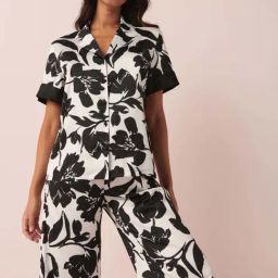 La Vie En Rose White & Black Printed Shirt-image-20
