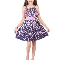 Tiny Girl Rani Woven Cotton Printed Dresses-image-1