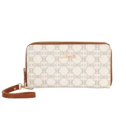 Lavie White Printed Zip Around Wallet for Women-40