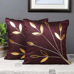 MFD HOME Furnishing Purple Polyester Cushion Cover - Set of 2-picture-16