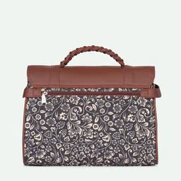 ZOUK Floral Printed Satchel image 3