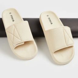 Forca by Lifestyle Men's Beige Slides-image-3