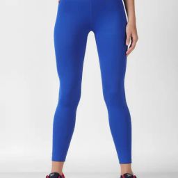 Reebok Blue Mid Rise Sports Tights-image-20