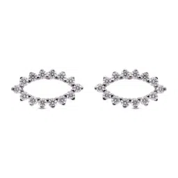 C. Krishniah Chetty Group Diamond 18k (750) Yellow Gold Earrings for Women-picture-28