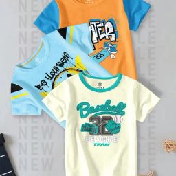Codez Kids Multicolor Printed T-Shirt (Pack Of 3)-image-97