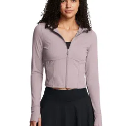 Under Armour Purple Slim Fit Sports Hoodie-picture-10