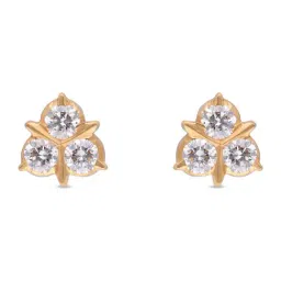 C. Krishniah Chetty Group Diamond 22k (916) Yellow Gold Earrings for Women-picture-12