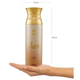 Ajmal Wisal Dhahab & Wisal Deodorant Spray for Unisex - Pack of 2 image 4