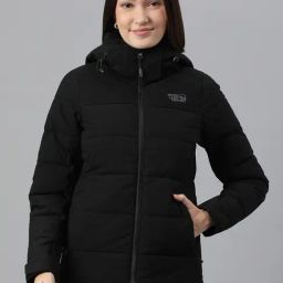 Woodland Black Quilted Jacket-picture-7