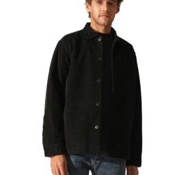 Selected Homme Black Regular Fit Self Pattern Shacket-picture-19