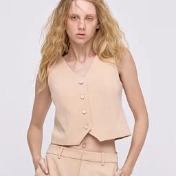 Cover Story Beige Waistcoat-image-75