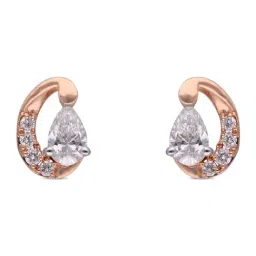 C. Krishniah Chetty Group Diamond 18k (750) Yellow Gold Earrings for Women-picture-18