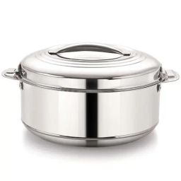 Magnus Silver Stainless Steel 20.5 cm Double Wall Insulated Casserole (2 L)-28