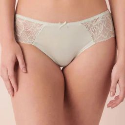 La Vie En Rose Green Lace Work Panty-image-105