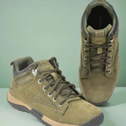 Woodland Men's Olive Green Casual Sneakers-picture-22