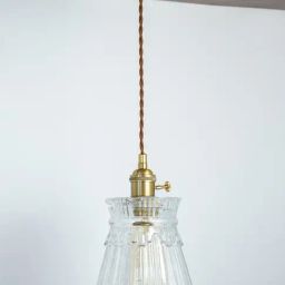 Whispering Homes Gold Kelopak Glass Hanging Light-image-74