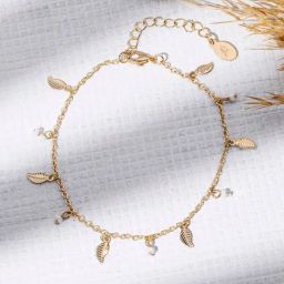 Accessorize London Pearl Iron Anklet-28