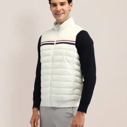 U.S. Polo Assn. White Polyester Regular Fit Stripes Jacket-picture-15