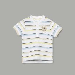 Juniors by Lifestyle Boys Multicolored Cotton Striped T-Shirt-picture-41