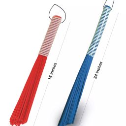 Vimal Kharata 24 inch & 18 inch Heavy Duty Plastic Broom (Pack of 2 Pcs)-1