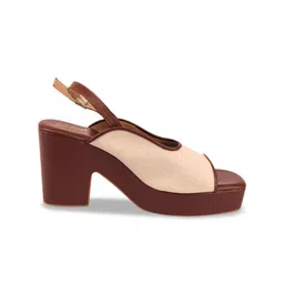 Bowtoes Textured Platform Peep Toes image 3