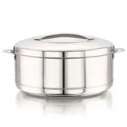 Magnus Silver Stainless Steel 31 cm Double Wall Insulated Casserole (5 L)-picture-31