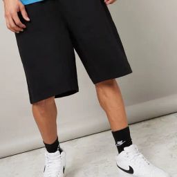 Styli Drawcord Waistband Detail Oversized Shorts-picture-35