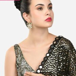 Zaveri Pearls Multicolor Meenakari Kundan Ethnic Studs Earring-ZPFK15088-32