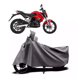 Auto Pearl Two Wheeler Cover with Bag for Revolt Motors RV 400, Silver-image-12