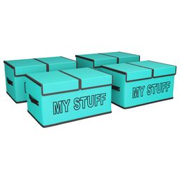 Kuber Industries Green Set of 4 Regular Multi-Utility Organisers image 1