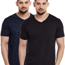 VIMAL JONNEY Men Pack of 2 T-shirts-image-91