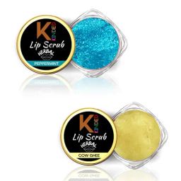 KINDED Herbal Peppermint & Cow Ghee Lip Scrub Combo-11